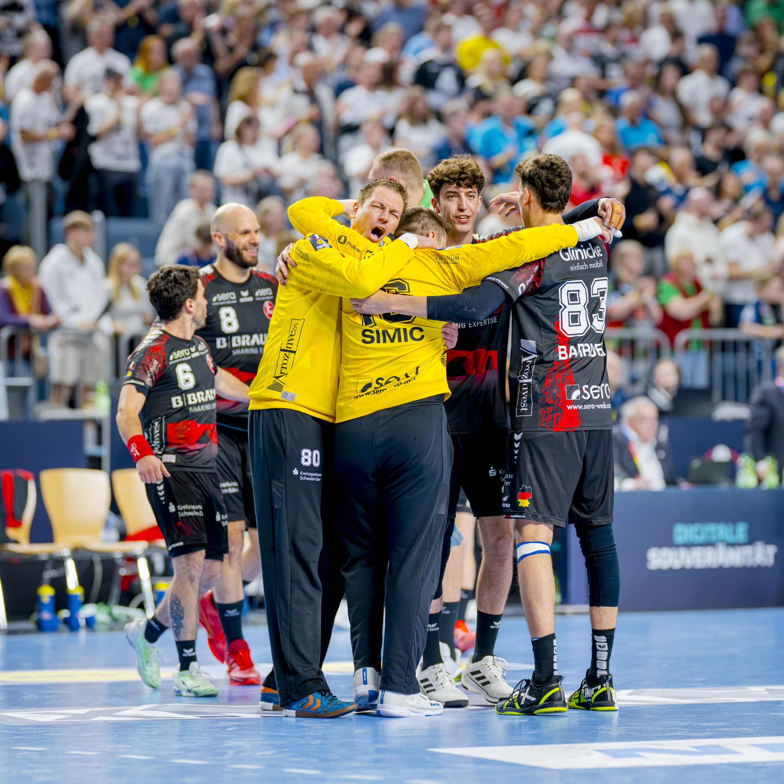 Handballspiel der HBL – modernes Digital Asset Management für schnelle Content Distribution mit dem teamnext Media Hub