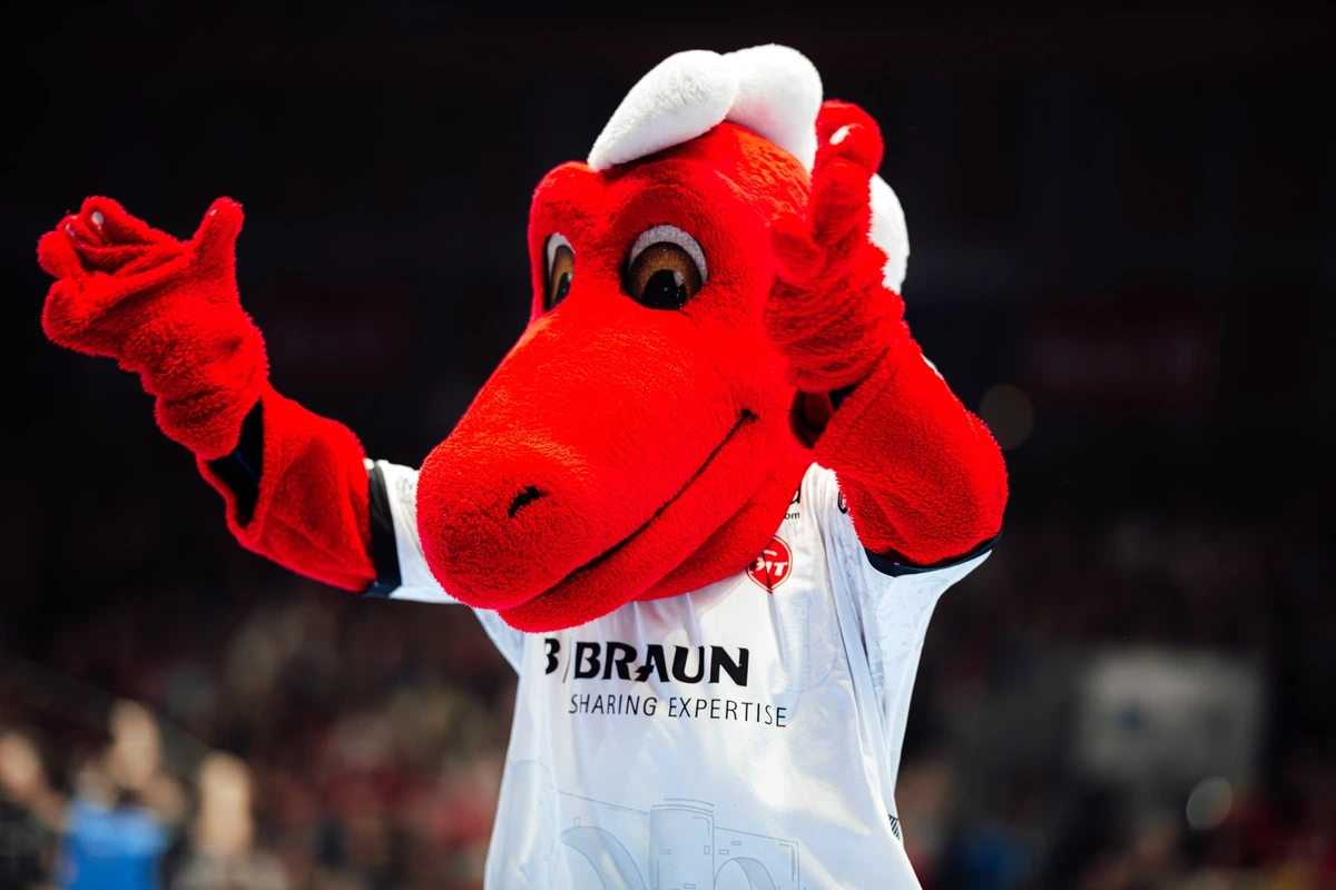 MT Melsungen – Handball-Spielszene