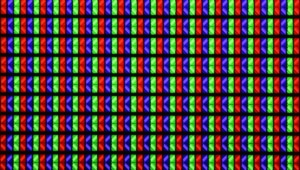 DPI bzw. PPI veranschaulicht mit Makroaufnahme von Pixeln eines LED-TV