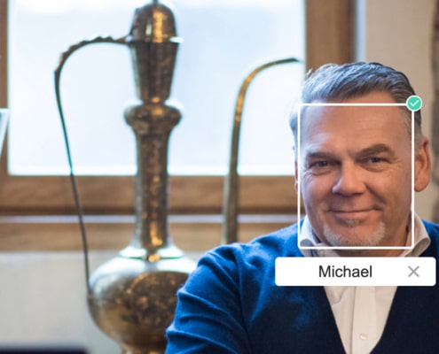 Symbolbild Bilderkennung: Gesichtserkennung und Identifikation