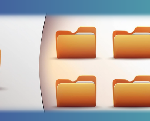 Header image: 7 folders - symbolic image for a good folder structure